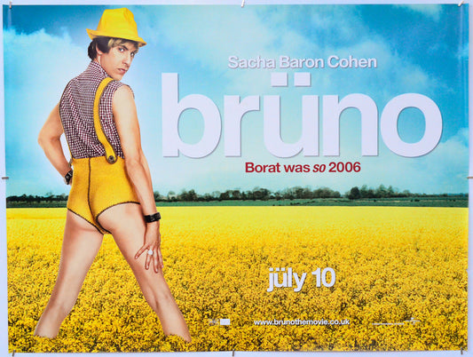 Bruno - Original Quad Poster - Film Poster - Movie Poster
