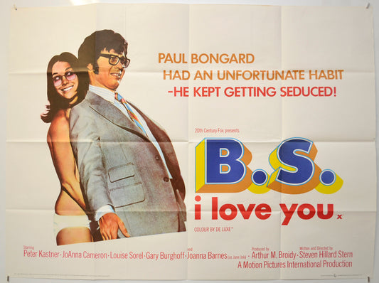 B.S. I Love You Original Quad Poster - Film Poster - Movie Poster