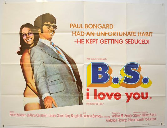 B.S. I Love You Original Quad Poster - Film Poster - Movie Poster