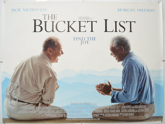 The Bucket List Original Quad Poster - Film Poster - Movie Poster  