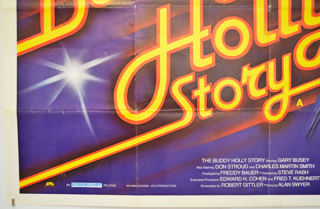 THE BUDDY HOLLY STORY (Bottom Left) Cinema Quad Movie Poster 