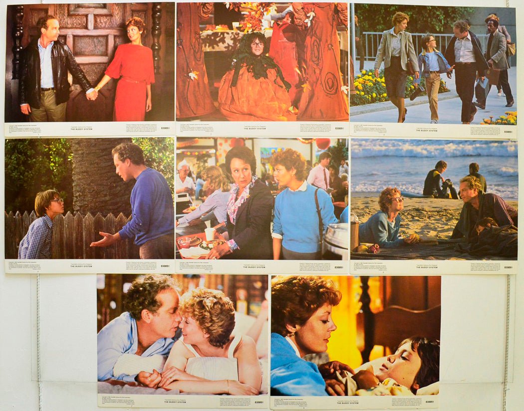 The Buddy System Set of 8 Original USA Cinema Lobby Cards 