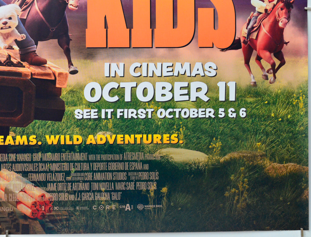 Buffalo Kids (Bottom Right) Cinema Quad Movie Poster 