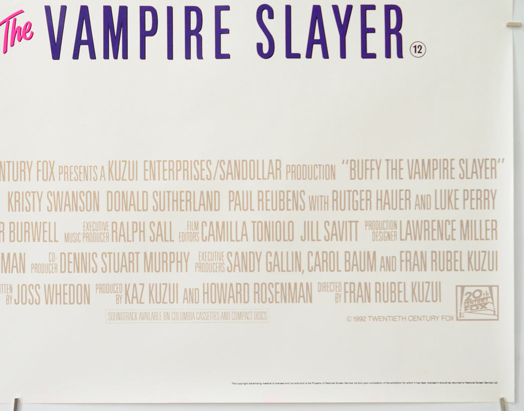 Buffy The Vampire Slayer (Bottom Right) Cinema Quad Movie Poster 