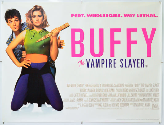 Buffy The Vampire Slayer - Original Quad Poster - Film Poster - Movie Poster