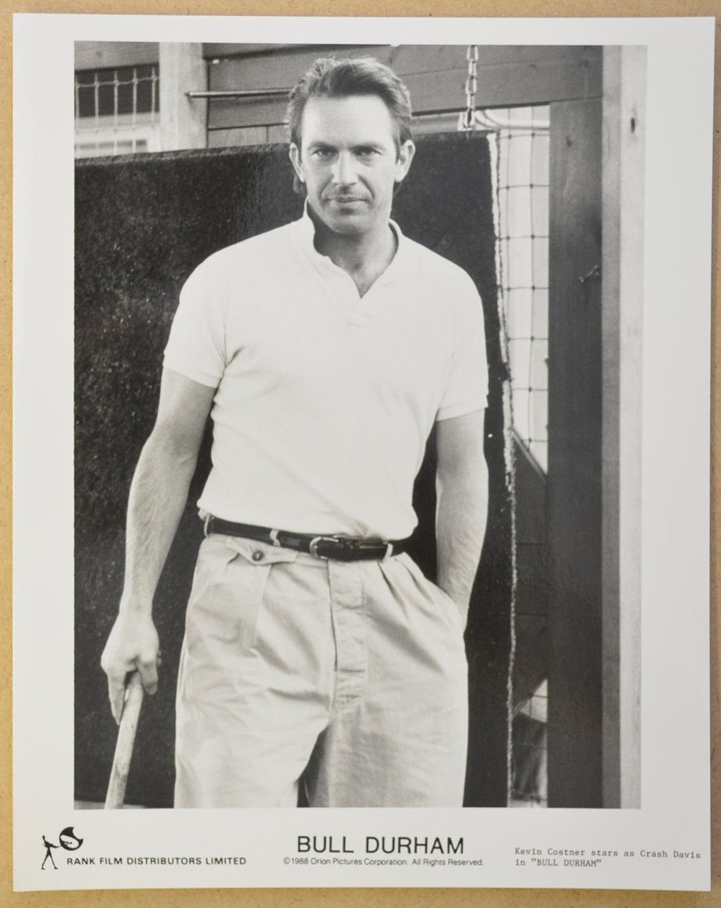 BULL DURHAM Original Cinema Press Kit – Press Still 07 