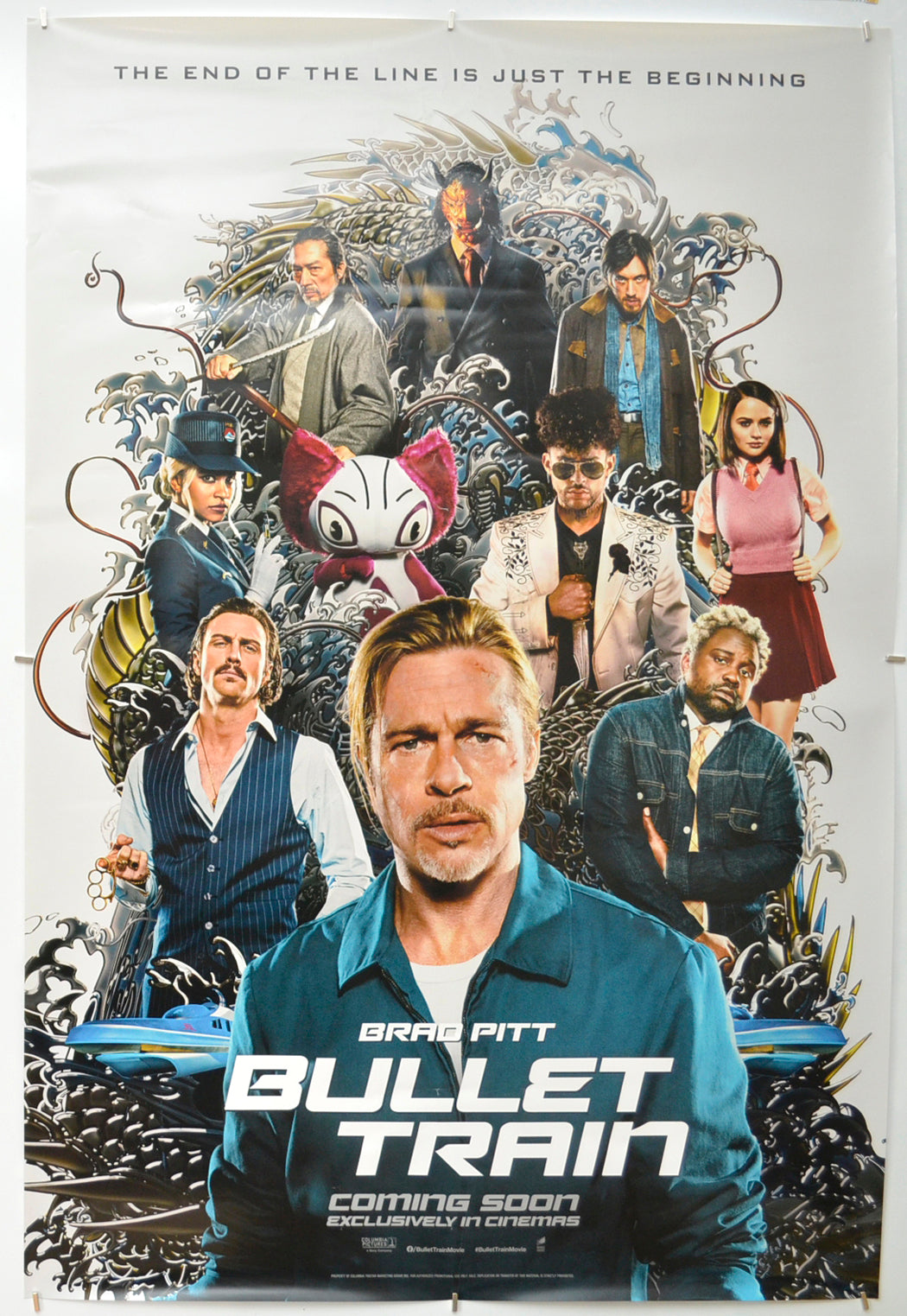 Bullet Train Original One Sheet Poster - Film Poster - Movie Poster  