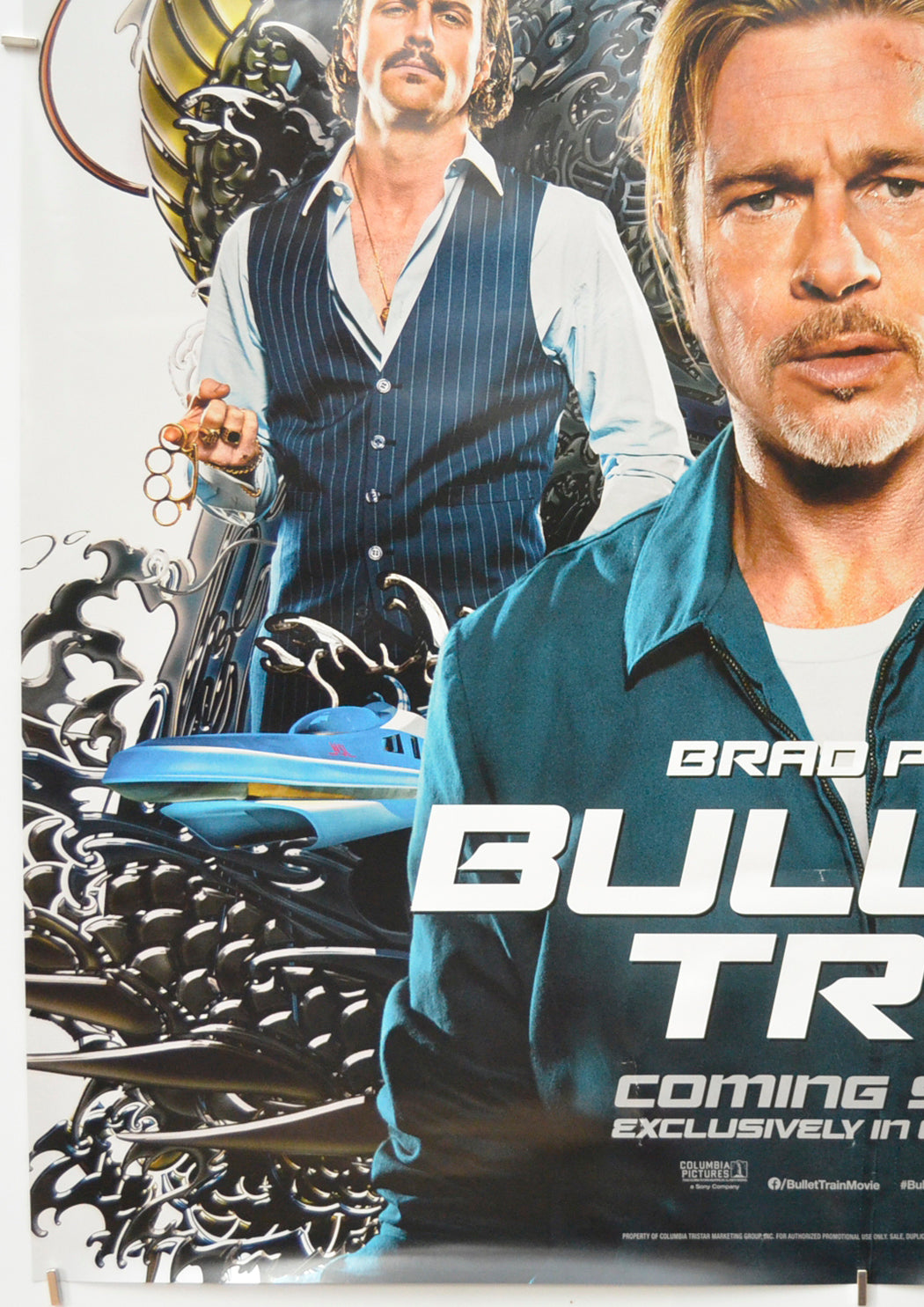 BULLET TRAIN (Bottom Left) Cinema One Sheet Movie Poster 