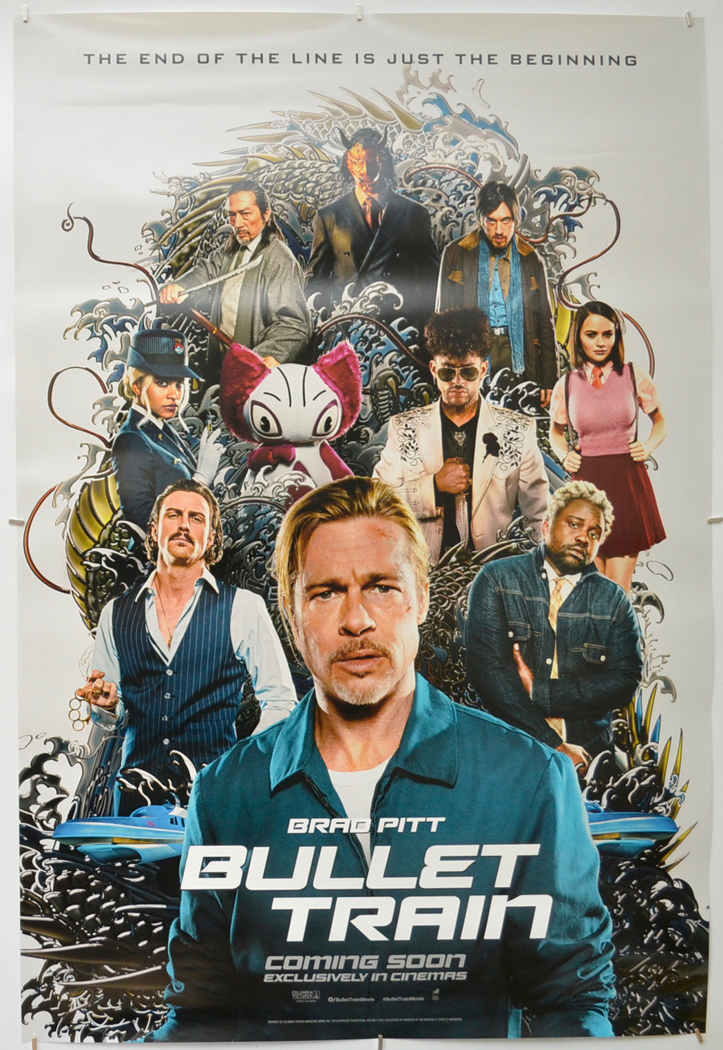 Bullet Train Original One Sheet Poster - Film Poster - Movie Poster  