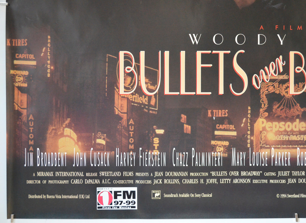 BULLETS OVER BROADWAY (Bottom Left) Cinema Quad Movie Poster 