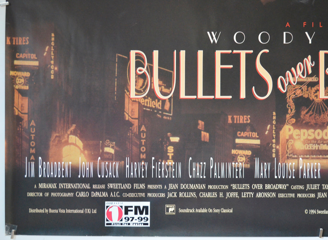 BULLETS OVER BROADWAY (Bottom Left) Cinema Quad Movie Poster 