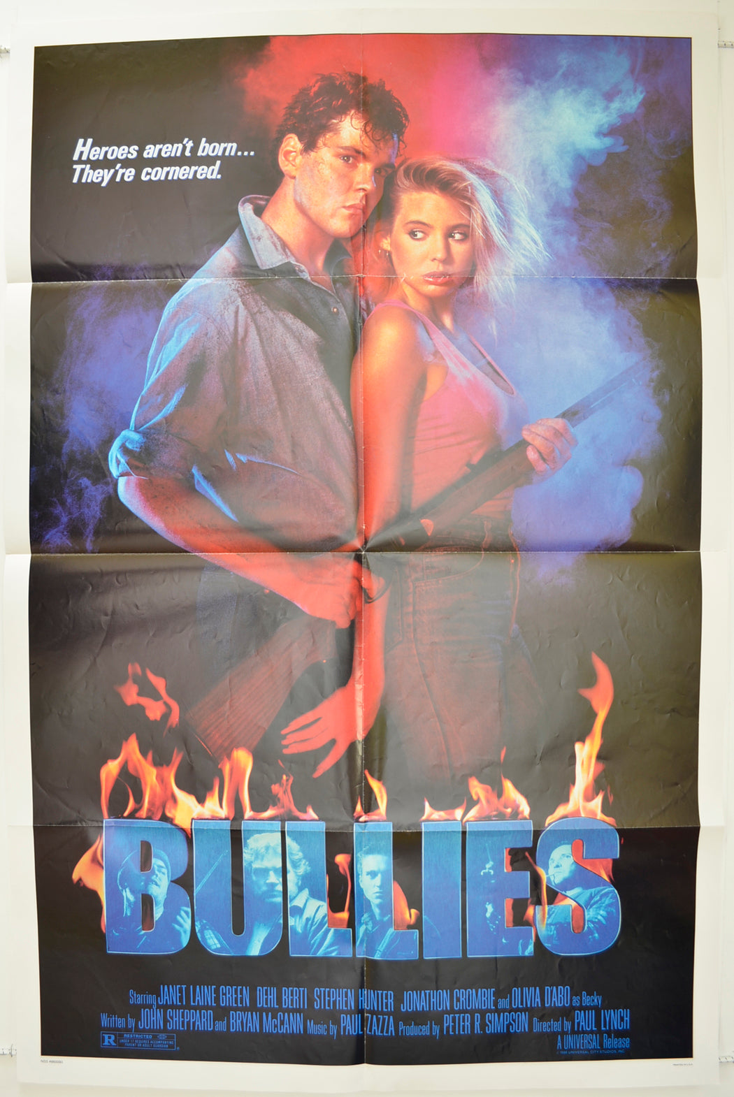 Bullies  Original One Sheet Poster - Film Poster - Movie Poster 