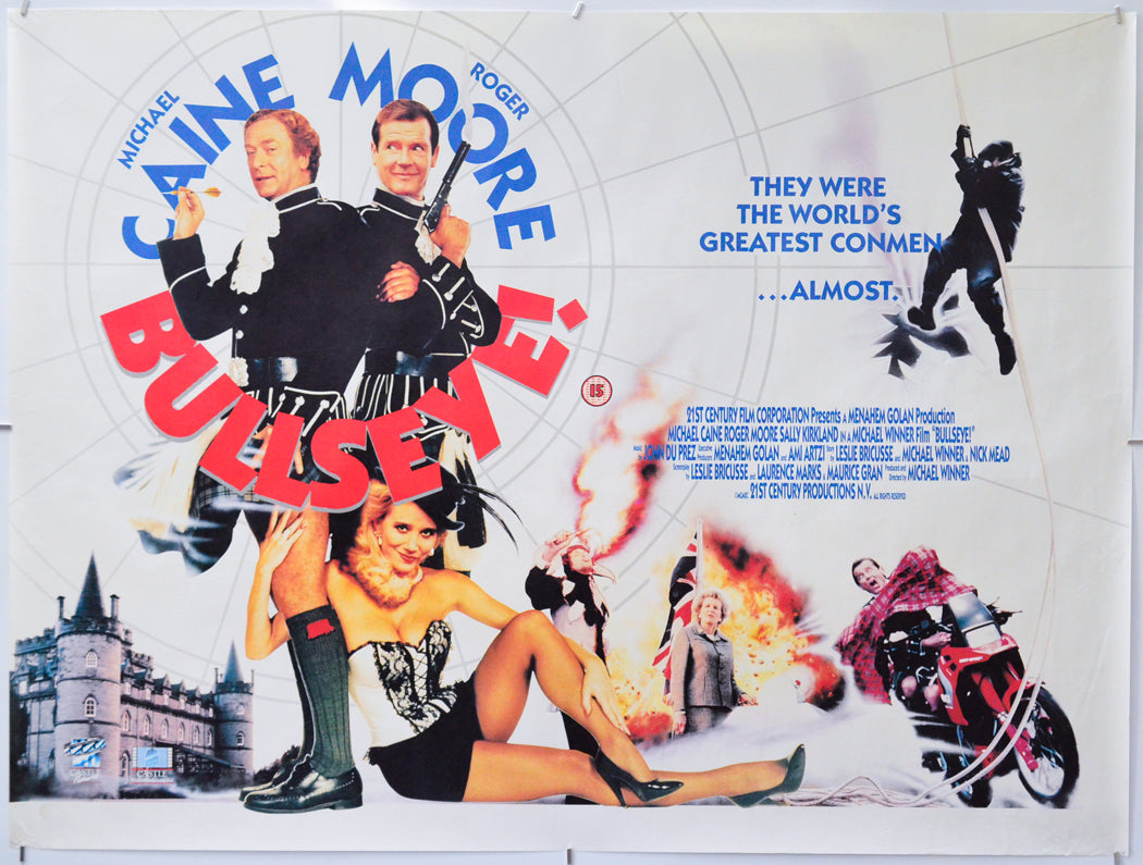 Bullseye! - Original Quad Poster - Film Poster - Movie Poster