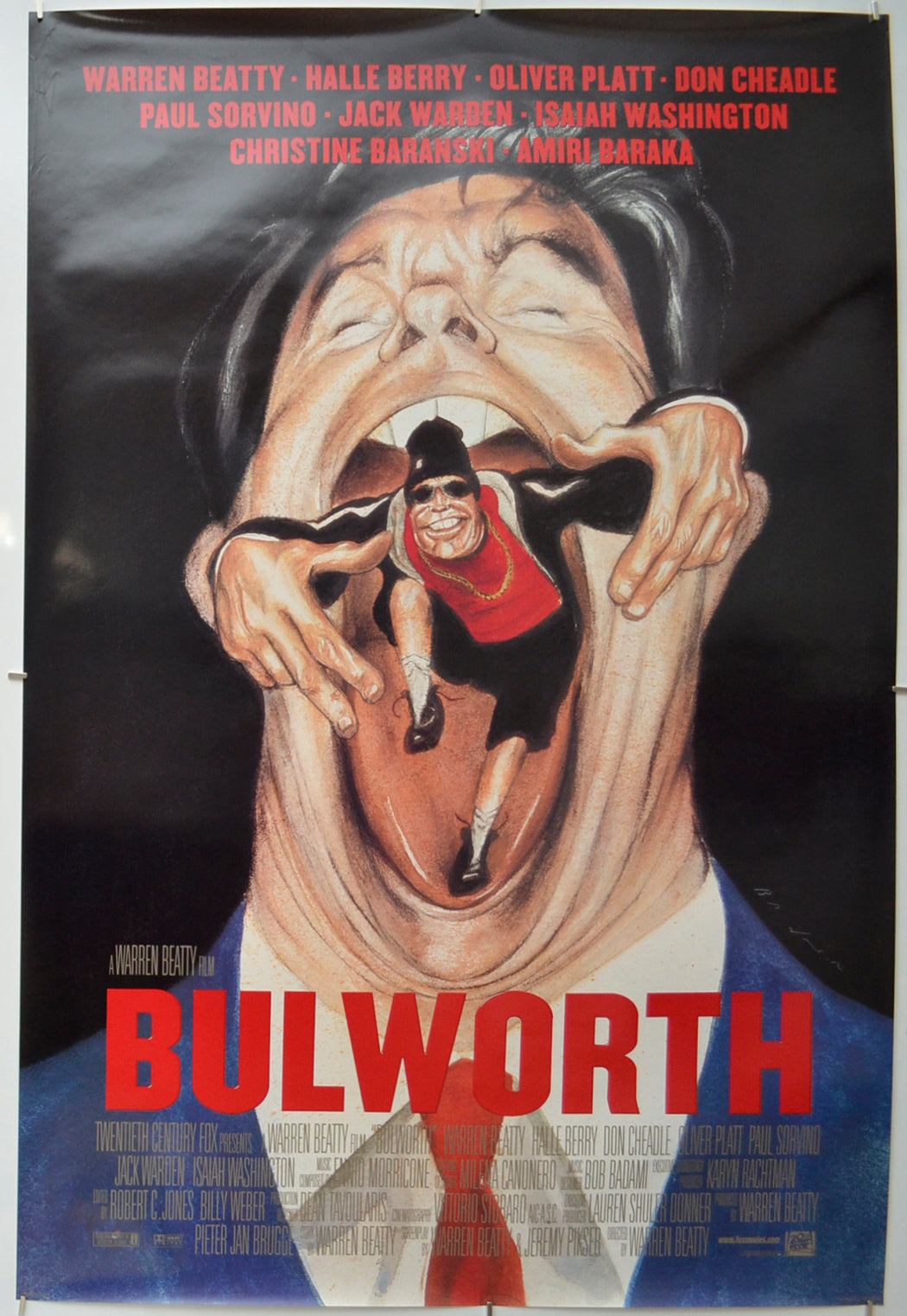 Bulworth - Original One Sheet Poster - Film Poster - Movie Poster