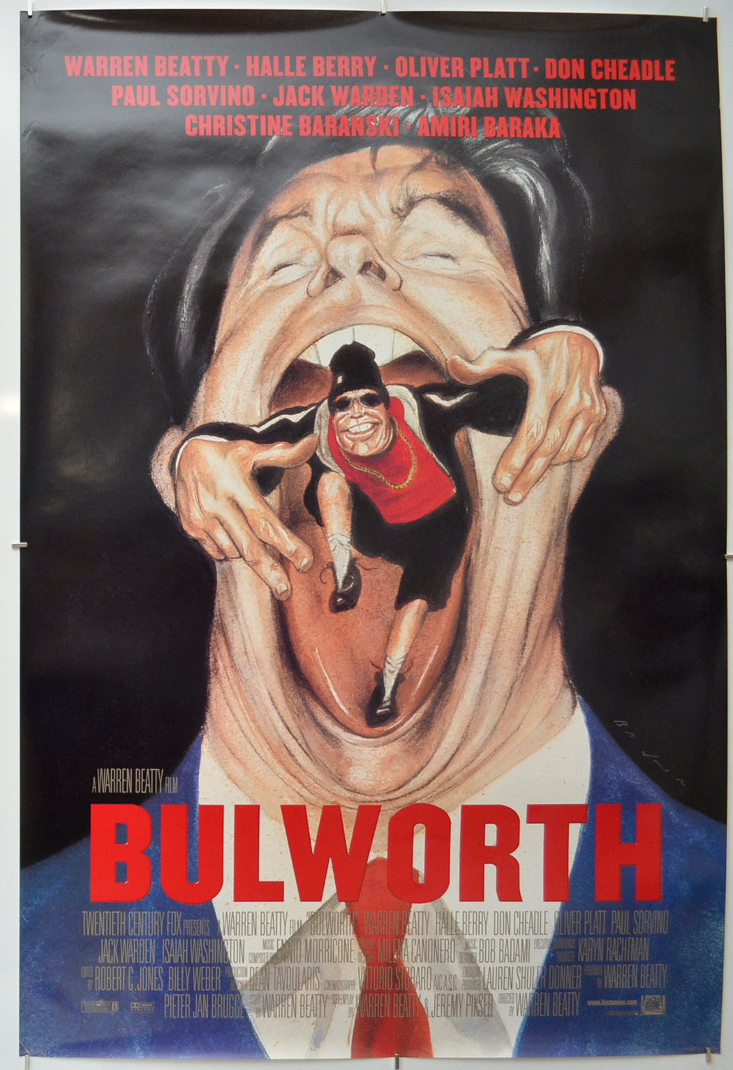 Bulworth - Original One Sheet Poster - Film Poster - Movie Poster