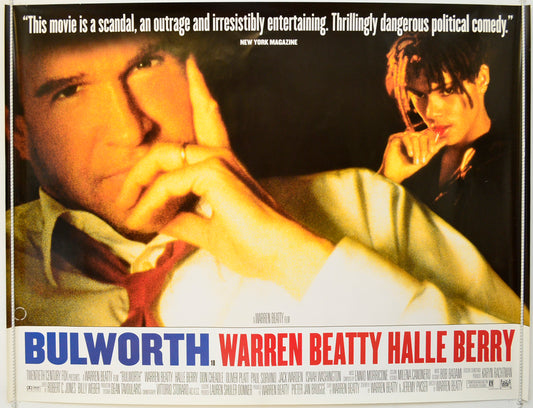 Bulworth  Original British Quad Poster - Film Poster - Movie Poster 