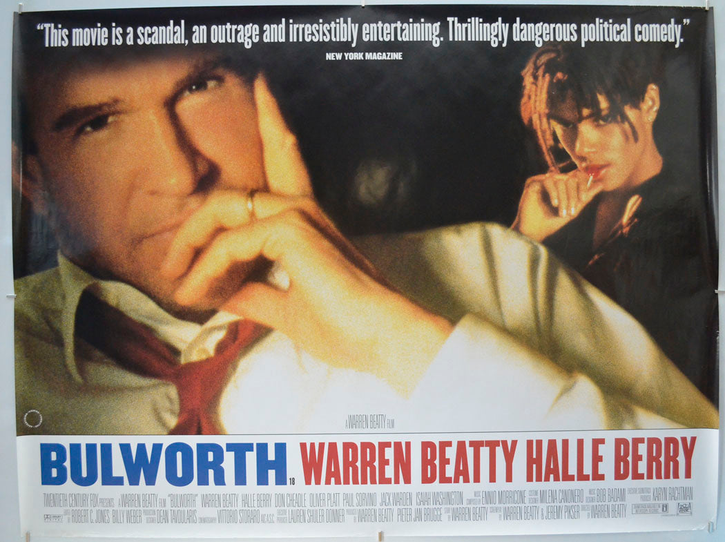 Bulworth Original Quad Poster - Film Poster - Movie Poster