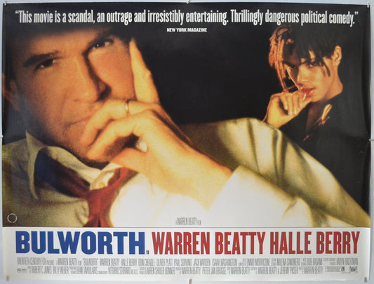 Bulworth Original Quad Poster - Film Poster - Movie Poster