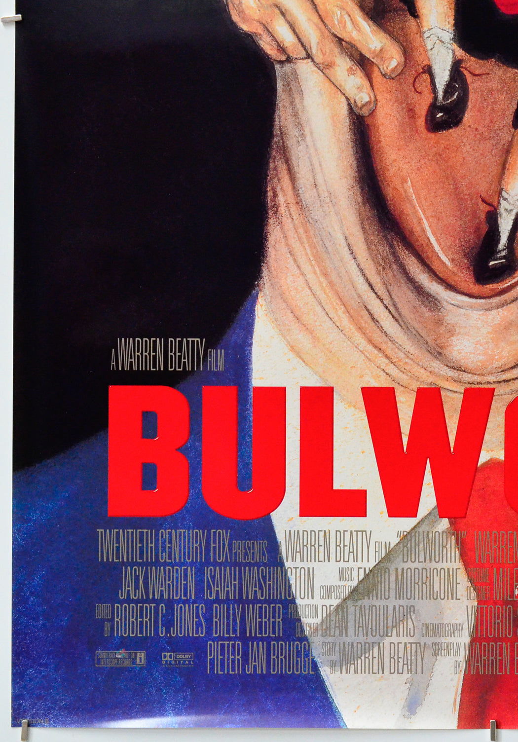 Bulworth (Bottom Left) Cinema One Sheet Movie Poster 