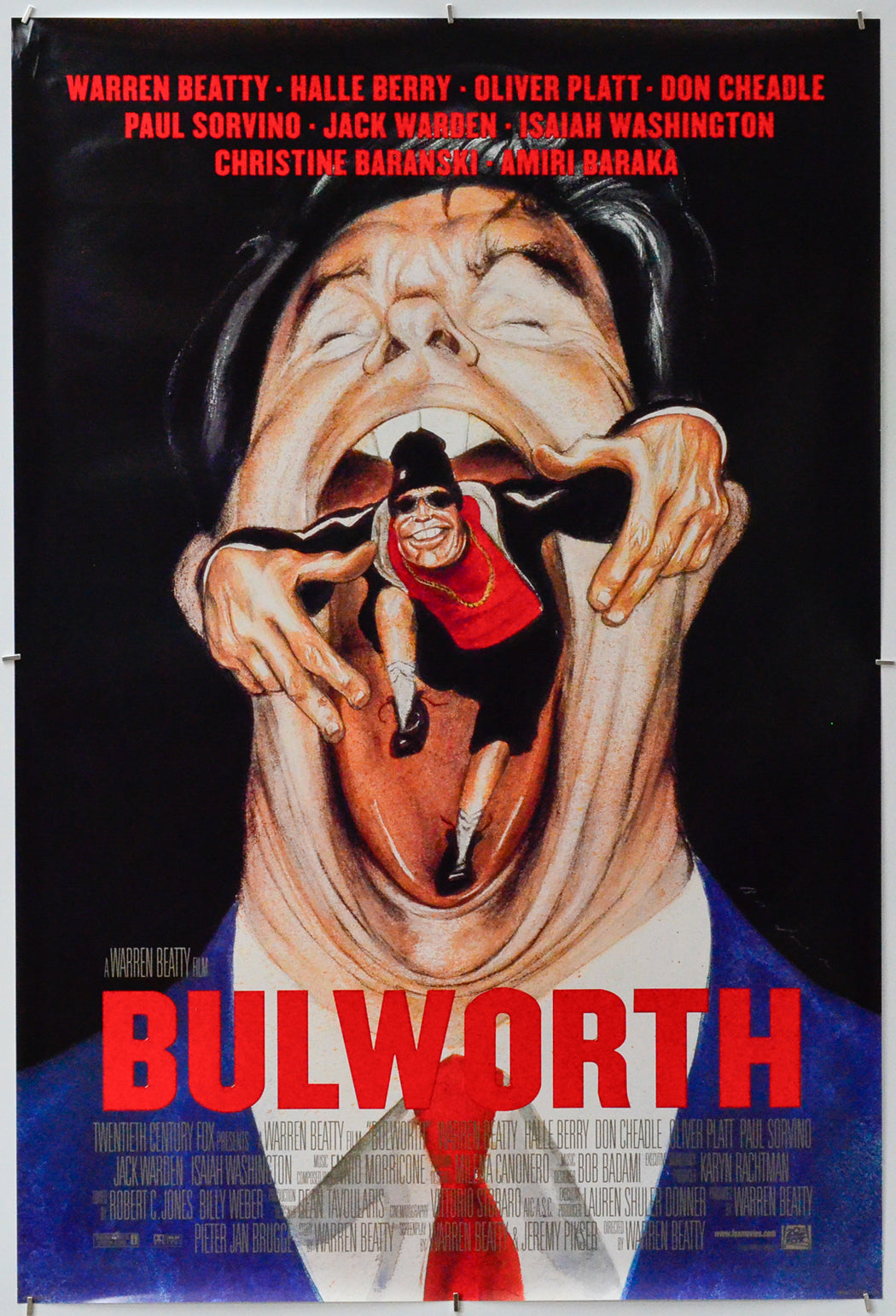Bulworth - Original One Sheet Poster - Film Poster - Movie Poster 