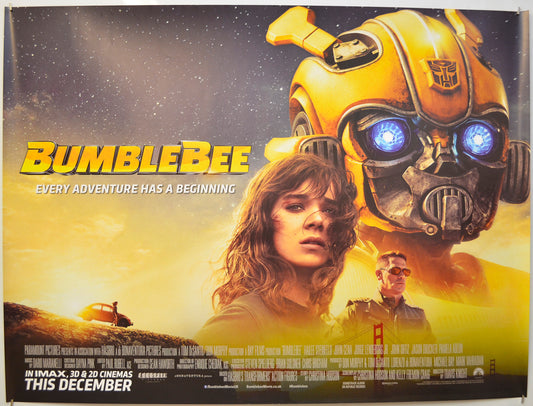 Bumblebee Original Quad Poster - Film Poster - Movie Poster