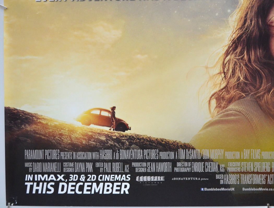 BUMBLEBEE (Bottom Left) Cinema Quad Movie Poster 