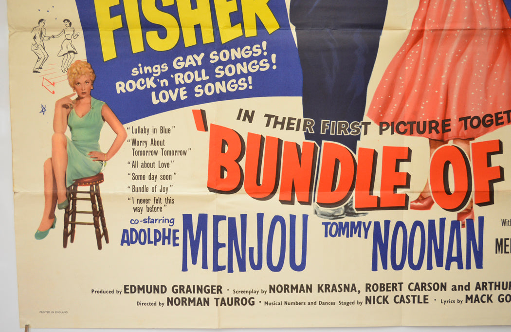 BUNDLE OF JOY (Bottom Left) Cinema Quad Movie Poster 