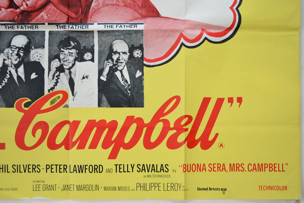 BUONA SERA, MRS CAMPBELL (Bottom Right) Cinema Quad Movie Poster 