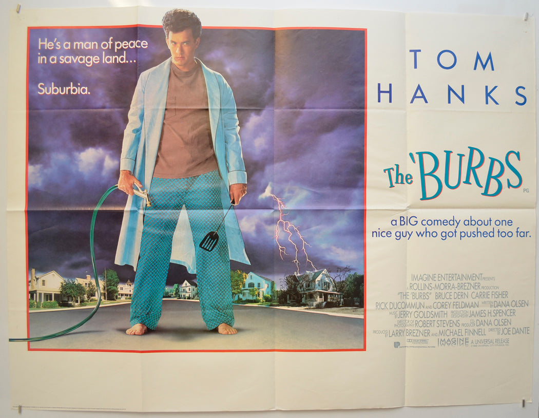 The ‘Burbs  Original Quad Poster - Film Poster - Movie Poster