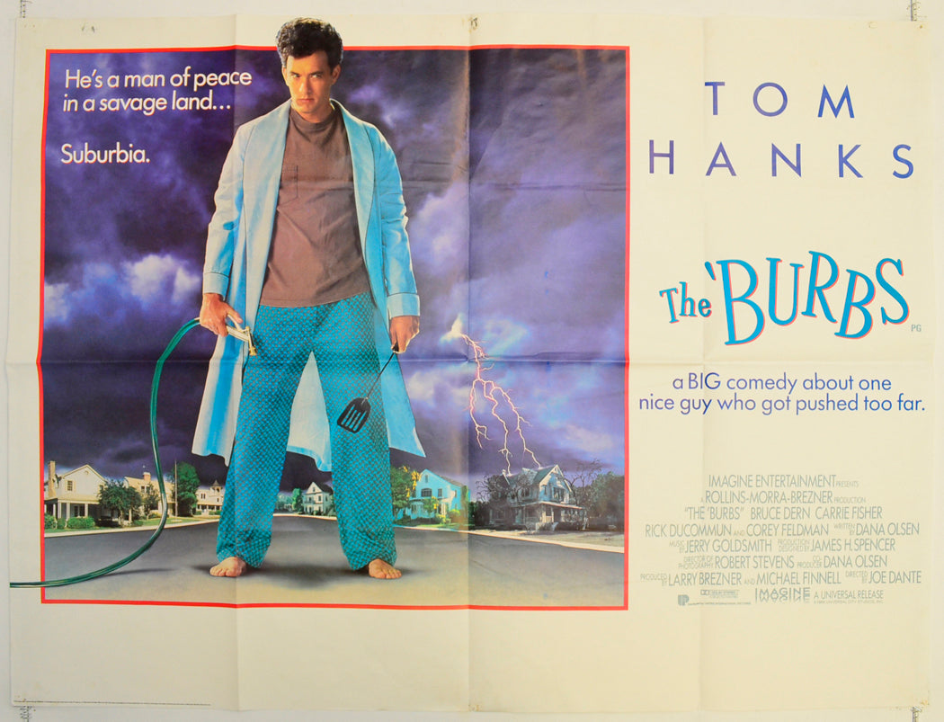 The 'Burbs Original Quad Poster - Film Poster - Movie Poster  