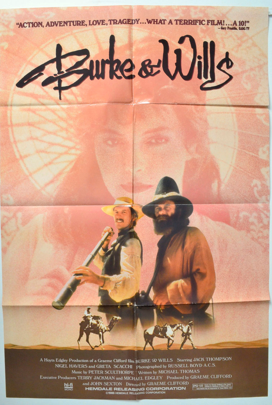 Burke And Wills Original One Sheet Poster - Movie Poster