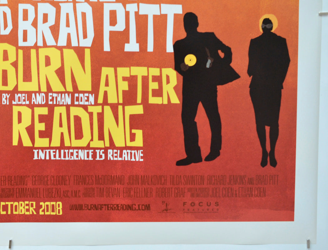 Burn After Reading (Bottom Right) Cinema Quad Movie Poster 