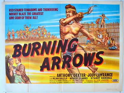 Burning Arrows  (a.k.a. Captain John Smith and Pocahontas)   Original British Quad Poster - Movie Poster