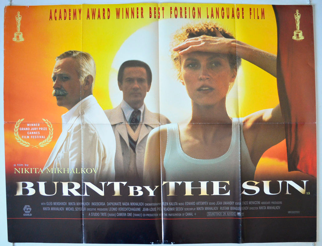 Burnt By The Sun  (a.k.a. Utomlyonnye solntsem)   Original British Quad Poster - Movie Poster