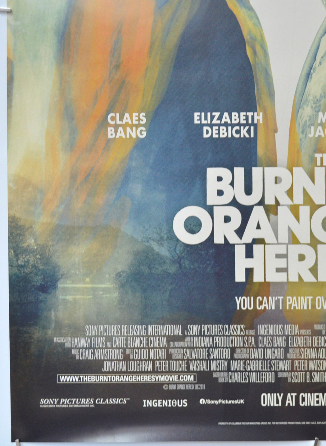 THE BURNT ORANGE HERESY (Bottom Left) Cinema One Sheet Movie Poster 