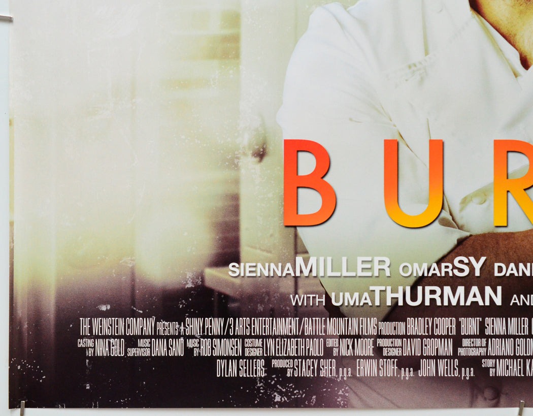 Burnt (Bottom Left) Cinema Quad Movie Poster 