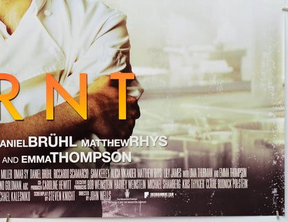 Burnt (Bottom Right) Cinema Quad Movie Poster 