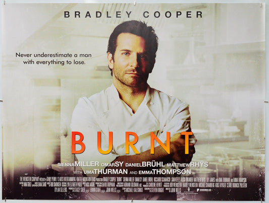 Burnt - Original Quad Poster - Film Poster - Movie Poster