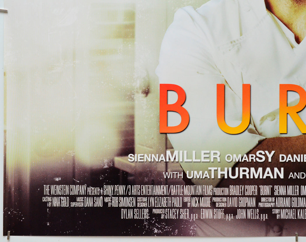 Burnt (Bottom Left) Cinema Quad Movie Poster 