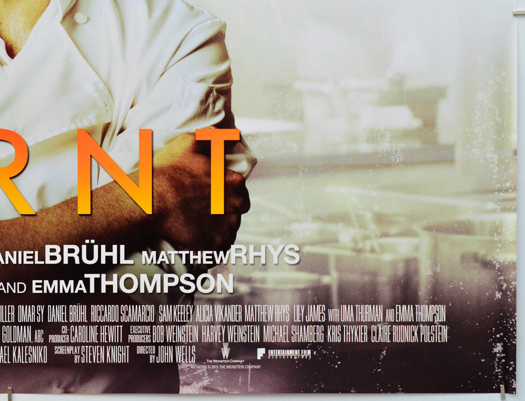 Burnt (Bottom Right) Cinema Quad Movie Poster 