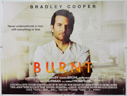 Burnt - Original Quad Poster - Film Poster - Movie Poster