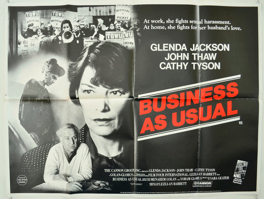 Business As Usual   Original Quad Poster - Film Poster - Movie Poster 