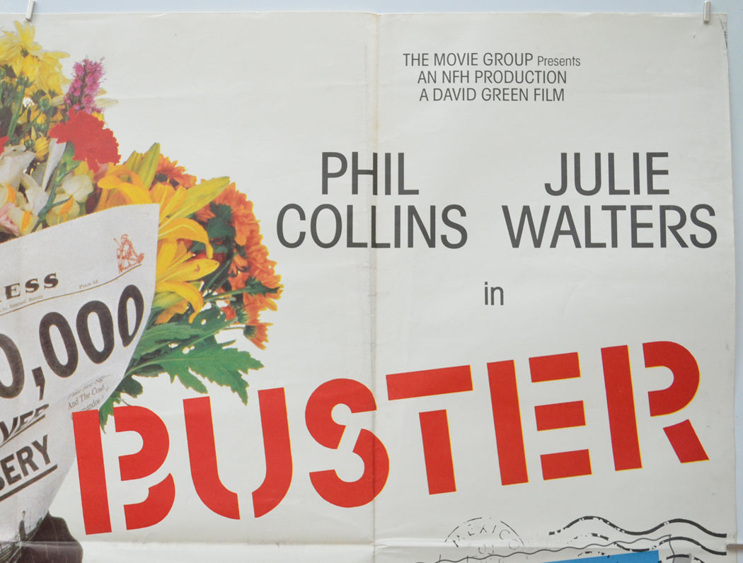 BUSTER (Top Right) Cinema Quad Movie Poster 