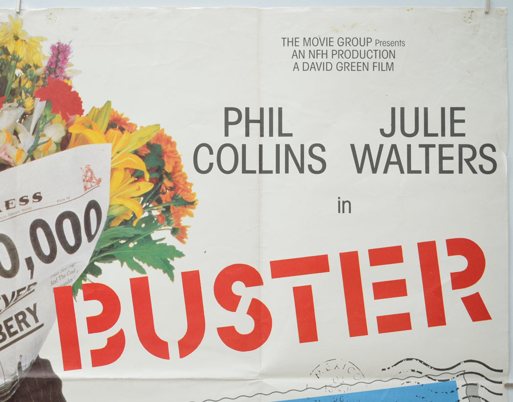 BUSTER (Top Right) Cinema Quad Movie Poster 