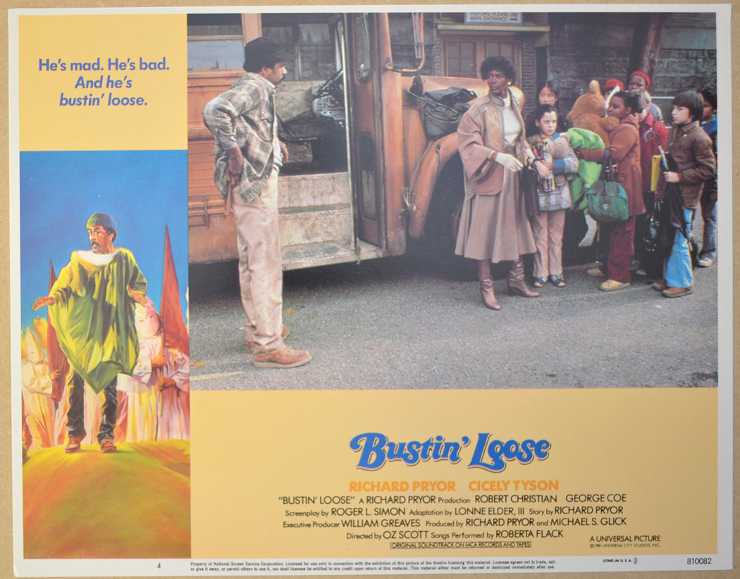 BUSTIN’ LOOSE (Card 4) Cinema Lobby Card Set 