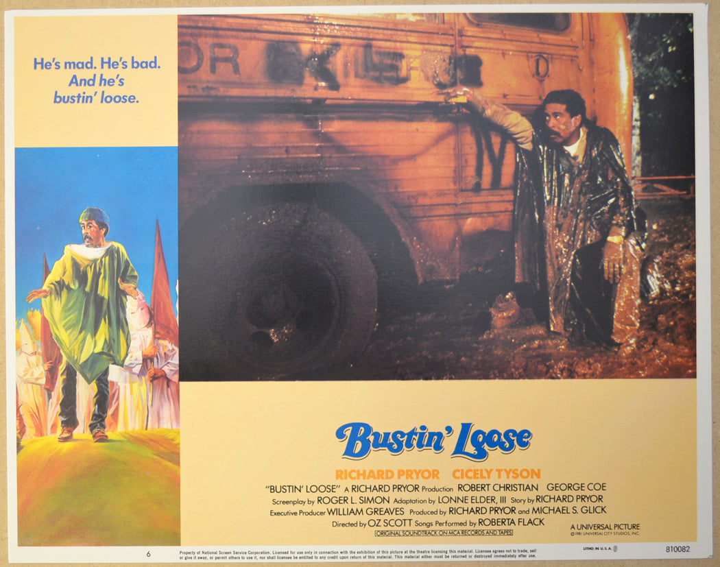 BUSTIN’ LOOSE (Card 6) Cinema Lobby Card Set 