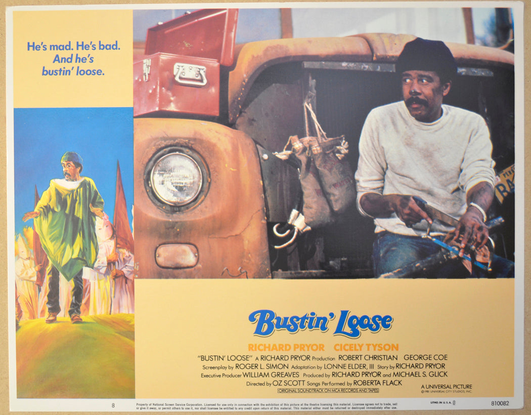 BUSTIN’ LOOSE (Card 8) Cinema Lobby Card Set 