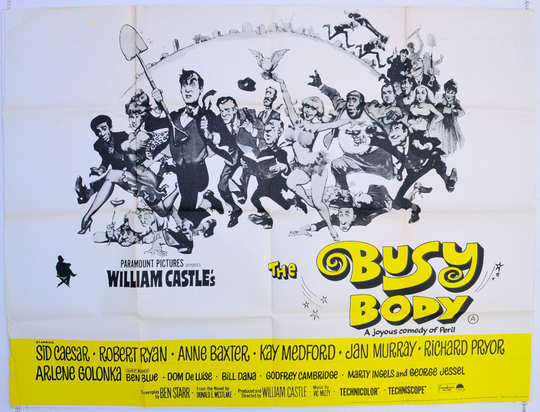 The Busy Body  Original British Quad Poster - Film Poster - Movie Poster 