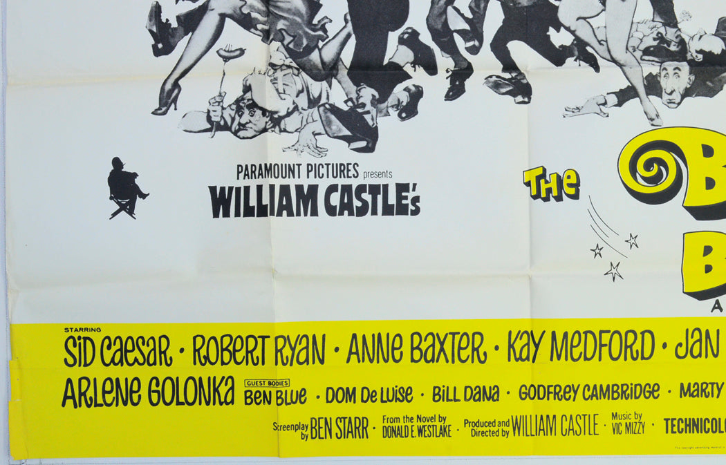 THE BUSY BODY (Bottom Left) Cinema Quad Movie Poster 