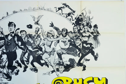 THE BUSY BODY (Top Right) Cinema Quad Movie Poster 